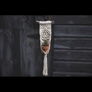 Handmade Macrame Lotus Plant Hanger